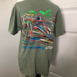 St. Petersburg, FL 2023 Grand Prix Green Bold Graphic T-Shirt